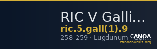 RIC V Gallienus (joint reign) 9 — CANOA