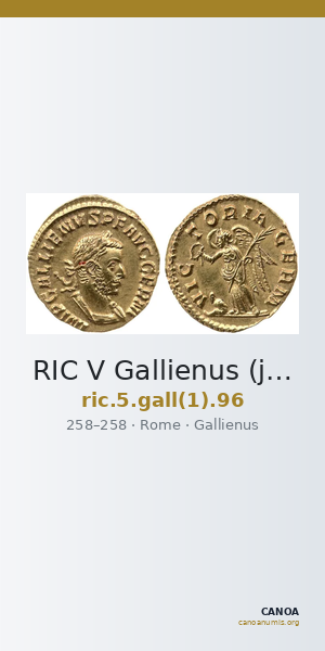 RIC V Gallienus (joint reign) 96 — CANOA