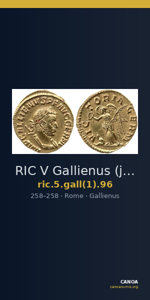 RIC V Gallienus (joint reign) 96 — CANOA