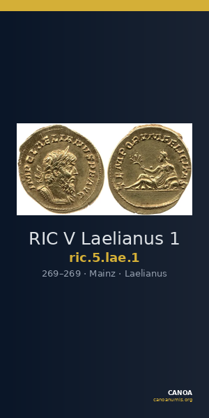 RIC V Laelianus 1 — CANOA