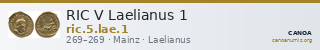 RIC V Laelianus 1 — CANOA