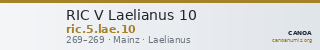 RIC V Laelianus 10 — CANOA