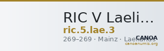 RIC V Laelianus 3 — CANOA