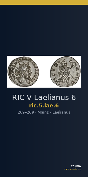 RIC V Laelianus 6 — CANOA