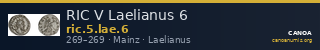 RIC V Laelianus 6 — CANOA