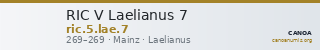 RIC V Laelianus 7 — CANOA