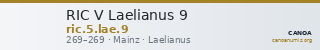 RIC V Laelianus 9 — CANOA