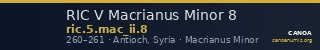 RIC V Macrianus Minor 8 — CANOA