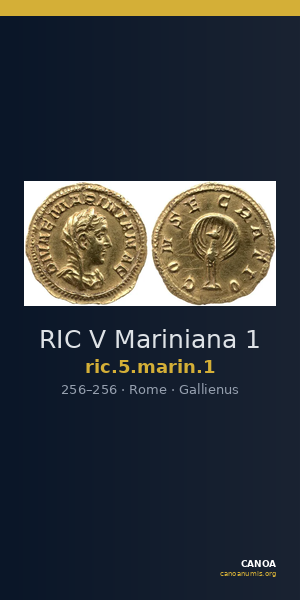 RIC V Mariniana 1 — CANOA