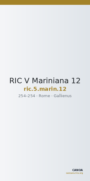 RIC V Mariniana 12 — CANOA