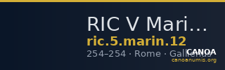 RIC V Mariniana 12 — CANOA