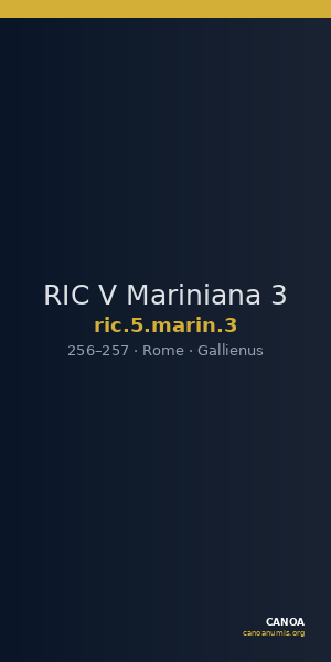 RIC V Mariniana 3 — CANOA