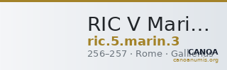 RIC V Mariniana 3 — CANOA