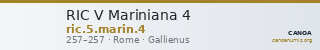 RIC V Mariniana 4 — CANOA