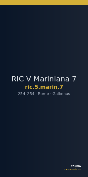RIC V Mariniana 7 — CANOA