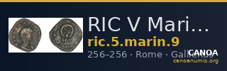 RIC V Mariniana 9 — CANOA
