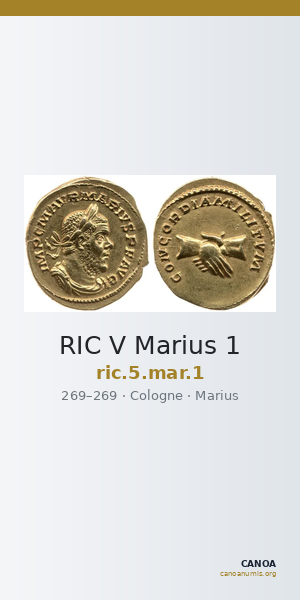 RIC V Marius 1 — CANOA