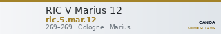 RIC V Marius 12 — CANOA