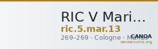 RIC V Marius 13 — CANOA
