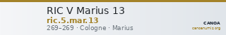 RIC V Marius 13 — CANOA