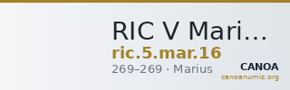 RIC V Marius 16 — CANOA