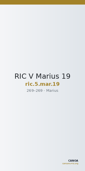 RIC V Marius 19 — CANOA