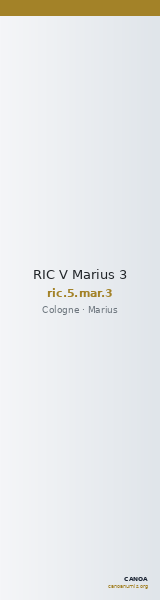 RIC V Marius 3 — CANOA