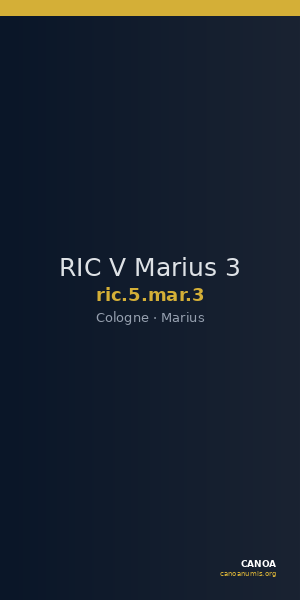 RIC V Marius 3 — CANOA