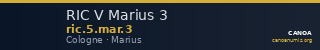 RIC V Marius 3 — CANOA