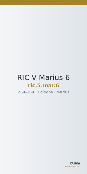 RIC V Marius 6 — CANOA