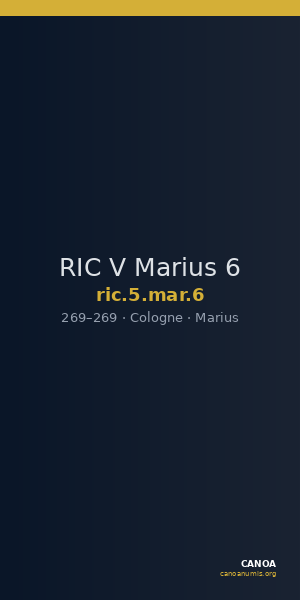 RIC V Marius 6 — CANOA