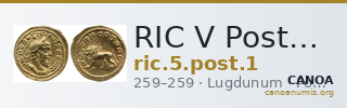 RIC V Postumus 1 — CANOA
