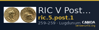 RIC V Postumus 1 — CANOA