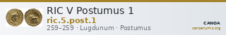 RIC V Postumus 1 — CANOA