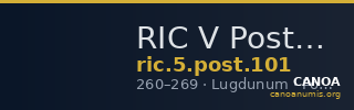 RIC V Postumus 101 — CANOA