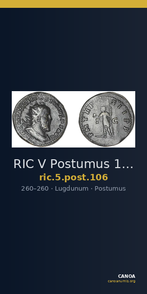 RIC V Postumus 106 — CANOA
