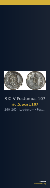 RIC V Postumus 107 — CANOA
