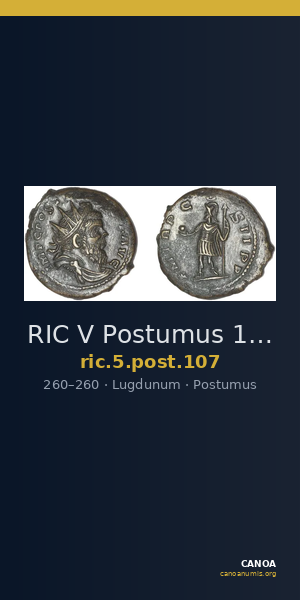 RIC V Postumus 107 — CANOA
