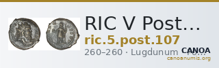 RIC V Postumus 107 — CANOA