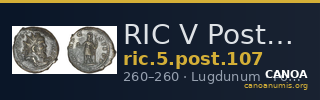 RIC V Postumus 107 — CANOA