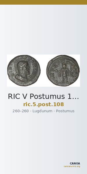 RIC V Postumus 108 — CANOA