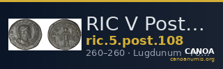 RIC V Postumus 108 — CANOA