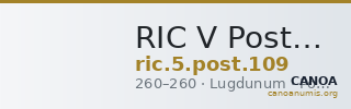 RIC V Postumus 109 — CANOA