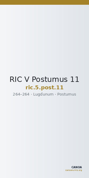 RIC V Postumus 11 — CANOA