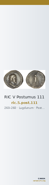 RIC V Postumus 111 — CANOA
