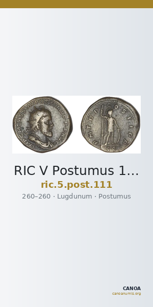 RIC V Postumus 111 — CANOA