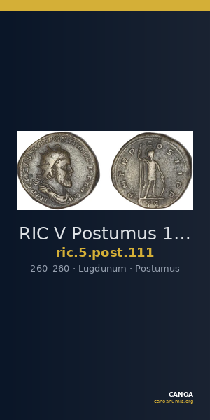 RIC V Postumus 111 — CANOA