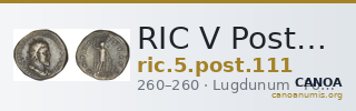 RIC V Postumus 111 — CANOA