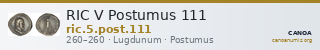 RIC V Postumus 111 — CANOA