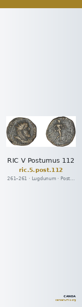RIC V Postumus 112 — CANOA